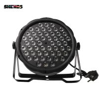 Laquitalo SHEHDS 2ชิ้นนำ54X3w RGBW LED Par Light RGBW เสื้อลายดิสโก้และคลื่นเสียงหลายไฟแอลอีดีหลายสีผสมไฟไฟเชิงพาณิชย์ DJ