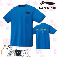 Li Ning ใหม่ เสื้อยืดลําลอง แขนสั้น คอกลม ผ้าฝ้าย ระบายอากาศ ทรงหลวม เหมาะกับการวิ่ง เล่นกีฬา ฟิตเนส แฟชั่นฤดูร้อน สําหรับผู้ชาย และผู้หญิง 2023