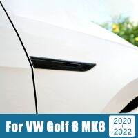 สำหรับ Volkawagen VW Golf 8 MK8 2020 2021 2022ที่ติดด้านข้างช่องลมเหงือกฉลาม ABS 3D แต่งขอบอุปกรณ์เสริม