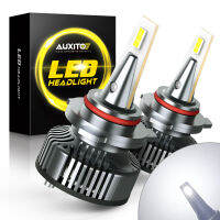 AUXITO Y13 80W 16000Lm 9012 Hir2ไฟหน้ารถมอเตอร์ไซค์แบบ Led 6500K แสงสว่างสีขาวมาก500% หลอดไฟไฟหน้ารถมอเตอร์ไซค์แบบ Led Hir2สว่างขึ้นแพ็ค2ชิ้น