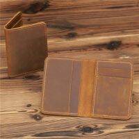 1052 New Arrival Vintage Mens Genuine Leather Credit Card Holder Small Wallet Money Bag ID Card Case Mini Purse For Male