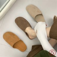 ♝☌✣ Baotou Half Slippers Women Summer Outer Wear 2023 New Style Hot-Selling One-Pedal Lazy Birkenstock Shoes Flat Maternity Sand