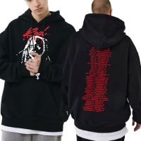 Playboi Carti Male Casual Harajuku Hoodies Music Album Whole Lotta Red Print Hoodie Men Women Fashion Black Hip Hop Sweatshirts Size Xxs-4Xl