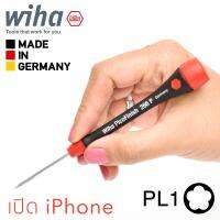 Wiha PicoFinish ไขควงหัว Pentalobe 5 แฉก ขนาด 0.8mm PL1 P2 (เปิด iPhone) รุ่น 266P 1PLx40