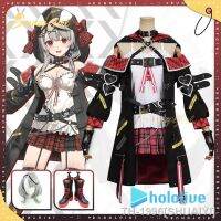 SHUAIYI Hololive Sakamata คอสเพลย์เครื่องแต่งกายสำหรับ Mulheres Sapatos Vtuber Roupa de Halloween Peruca RPG Presentes