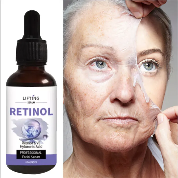 Retinol Facial Serum Whitening Anti Wrinkle Remove Dark Spots Face