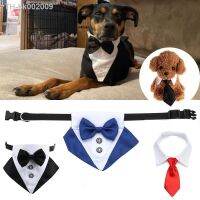 ♂ Cute Dog Tuxedo Suit Bandana Set Comfortable Dog Prince Wedding Bow Tie Shirt Formal Party Attire Fashion Pet Accessories