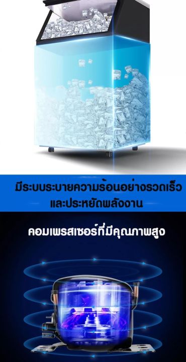 เครื่องทำน้ำแข็ง-ice-machine-maker-เครื่องทำน้ำแข็งก้อน-เครื่องผลิตน้ำแข็ง-ครื่องผลิตน้ำแข็งอัจฉริยะ-ตู้ทำน้ำแข็ง-ผลิตน้ำแข็งได้-55-80kg