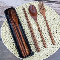 [COD] Tableware Spoons Chopsticks Forks Wood Adult