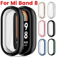 For Xiaomi Mi Band 8 Case HD Ultra-Thin Soft TPU Screen Protector Full Coverage Anti-Scratch Protective Case Cover for MiBand 8 Smartwatches