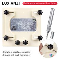 LUXIANZI Phone Back Cover Clamping Holder For IPhone 8 Plus X XR XS MAX 11 Pro 14 Screen Glass Disassembling Fixture Repair Tool Tool Sets
