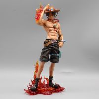 24cm One Piece Portagas Ace Figures Gk Ace Anime Figures Ace Pop Action Figures Statue Figurine Pvc Model Doll Toys Gift