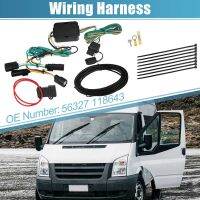 4 Way Trailer Wiring Harness Connector Plug Spare Parts Accessories 56327 118643 for Ford Transit-150/250/350 2015-2021