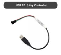 อุปกรณ์ควบคุมแถบไฟ Dc5-24v พิกเซล Rf 14key ขนาดเล็ก Rf 17key 3key Rgb 5V 21key ตัวควบคุมไฟ Led Usb Rgb สำหรับ Ws2811 Ws2812b แถบไฟ Led