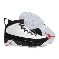 Best Sale Original✅ NK* A J 9 White Varsity Red-Black Fashion Basketball Shoes （Free Shipping）