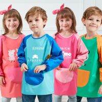 Limited Time Special Offer Peppa Pig Children Overalls Panda New Style Long-Sleeved Waterproof Apron Painting Clothes Customized Baking Art Eating Cartoon-ZH01