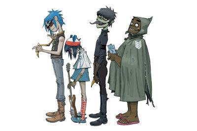 โปสเตอร์วง Gorillaz กอริลลาซ Music Poster รูปภาพ ของขวัญ ของสะสม แต่งบ้าน ของแต่งห้อง โปสเตอร์ขนาดใหญ่ โปสเตอร์แต่งห้อง โปสเตอร์ติดผนัง 77poster