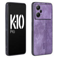 หนัง PU กลับกรณีสำหรับ OPPO K10 Pro 5กรัมนุ่มกันกระแทกฝาครอบ K10Pro ป้องกันปลอกเชลล์