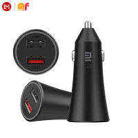 Xiaomi Fast Car Charger Dual USB 37W ชาร์จเร็ว USB คู่ ตัวบ่งชี้ที่นำ LED การป้องกันความปลอดภัย เข้ากันได้กับ ios และ android