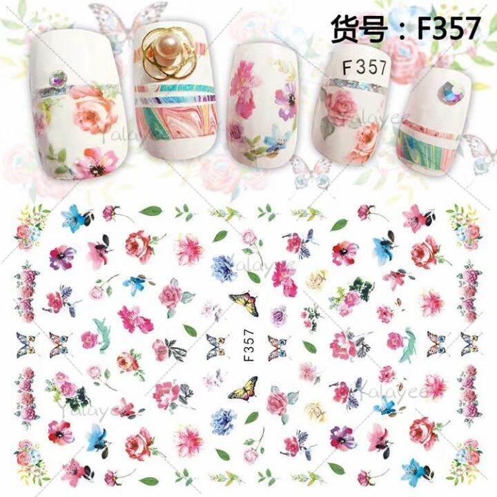 yalayee-japanese-r-time-embroidery-flower-series-ultra-thin-semi-translucent-adhesive-nail-sticker-manicure-phototpy-decal-polish