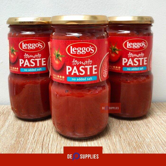 Leggos Tomato Paste 500gr Saus Pasta Tomat Leggo's Australia No Salt