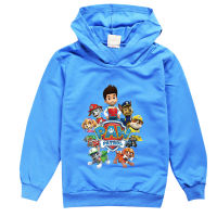 [ในสต็อก] PAW Patrol Boy S Sportswear 3-14ปี Hoodies สำหรับชายหญิงเสื้อผ้าเด็กฤดูใบไม้ผลิและฤดูใบไม้ร่วงแขนยาว Hooded เสื้อกันหนาวผ้าฝ้ายผสมการ์ตูน