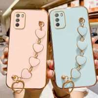 เคสสำหรับ Xiaomi M3 POCO M3 POCO Pro กรอบสี่เหลี่ยมเคลือบ6D หรูหราทำจากซิลิโคนเคสมือถือกันกระแทกสำหรับเด็กผู้หญิง