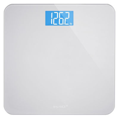 Greater Goods Digital Weight Bathroom Scale, Shine-Through Display, Accurate Glass Scale, Non-Slip & Scratch Resistant, Body Weight (Silver) Basic - Silver