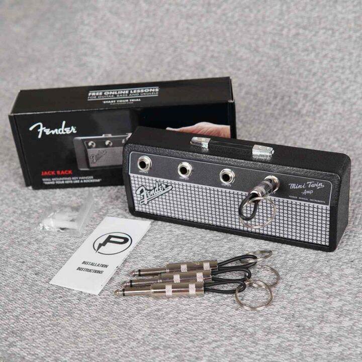 Fender Guitar Key Storage Holder Jack Rack Wall Mounting Keyger Vintage Guitar Key Ring Holder