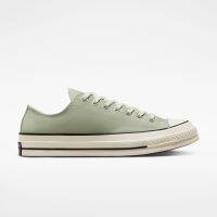 Converse รองเท้าผ้าใบ Chuck 70 Spring Color Ox Grey | Summit Sage/Egret/Black ( A02769CS3GYXX )