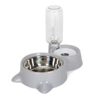 Pet Dog Cat Bowl Fountain Automatic Food Water Feeder Container Dispenser For Dogs Cats Drinking High Quality Pet Products 2021