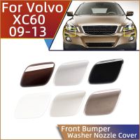 ฝาครอบหัวฉีดสเปรย์ตัวล้างโคมหน้ารถยนต์กันชนหน้ารถยนต์สำหรับ VOLVO XC60 2009 2010 2011 2012 2013 30763410ขอบ30763411