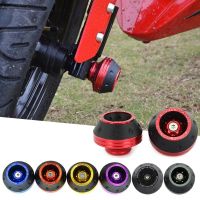 2PCS Motorcycle Crash Protector Wheel Protection Pads Motorbike Motocross Tire Frame Slider Colorful Moto Equipment Accessories