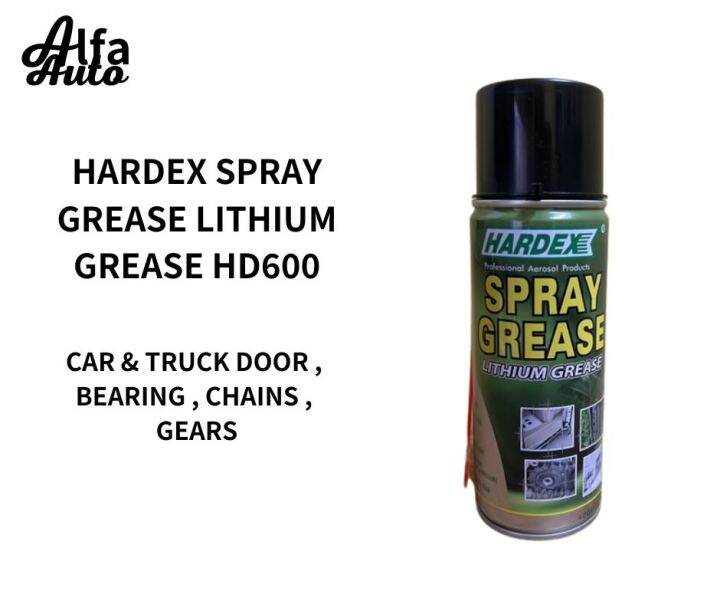 Hardex Spray Grease Lithium Grease HD600 400ML Lazada