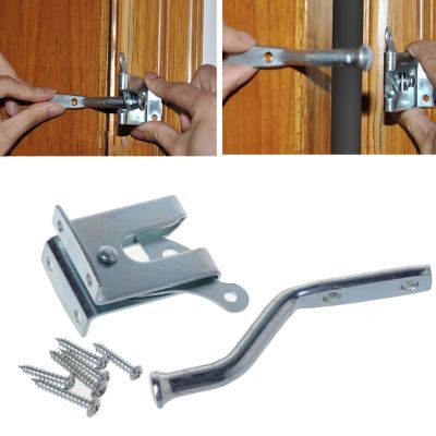 【LZ】۩☫  Automatic Gate Lock Indoor Self-Locking Bolt for LATCH Barn Door Lock Gate Gravity for LATCH for Garden Fencing Pasture
