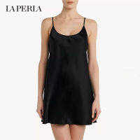 Laperla ชุดนอนสตรีชุดนอนเซ็กซี่ ชุดนอนผ้าไหม เนื้อนุ่ม