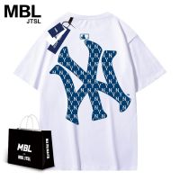 ✘ Mbl ny เสื้อยืดแขนสั้นลําลอง ผ้าฝ้าย ขนาดใหญ่ มาตรฐาน แฟชั่นฤดูร้อน สําหรับผู้ชาย และผู้หญิง