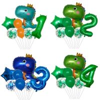 Large Dinosaur Birthday Decoration Foil Balloons Baby Boy dinosaur balloon Birthdays baloon Jungle Party Decorations Kid Globos Balloons