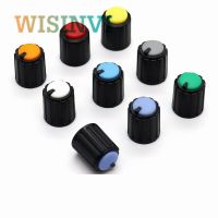 10PCS Plastic Small Knob Potentiometer Audio Equipment Knob Hat diameter 10 height 12MM Flower axis Inner Diameter 6MM Guitar Bass Accessories