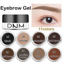 DNM 11สี ครีมเขียนคิ้ว เจลเขียนคิ้ว บอกลาคิ้วสั้น คิ้วบาง คิ้วรก เขียนคิ้วให้สวย ดูเป็นธรรมชาติ ติดทน กันน้ำ กันเหงื่อ 1 ชิ้น 4 กรัม, Eyebrow Cream, Gel Favogue