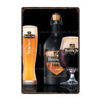 Beer Hertog Jan Bastaard Bieren ภาพวาดศิลปะบนผนังแท่นตกแต่งบ้านป้ายโลหะ20*30ซม. ขนาด JT-57 23T 0718