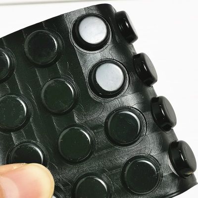 12x4mm Cylindrical Self-adhesive Silicone Cabinet Bumper Door Stops Anti Slip Rubber Pads Damper Shock Absorber Feet