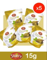 Starry Freeze-dried Fruit Durian ทุเรียนฟรีซดราย ทุเรียนอบกรอบ ตรา สตาร์รี (15g) (จำนวน 5 ซอง)