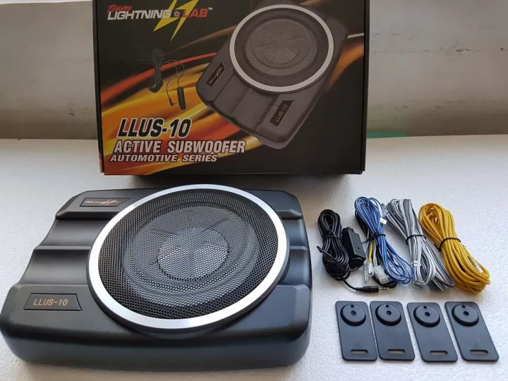 10Inches Lightning Lab Underseat Subwoofer (Active) Lazada PH