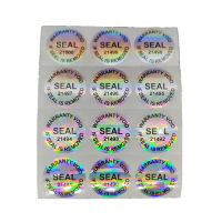 1000pcs Warranty Sealing Sticker 25mm Round Shape Hologram Security Seal Tamper Proof Warranty VOID Label Stickers