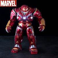 Disney The Avengers Iron Man Glowing Anti-Hulk Armor Model Super Hero Action Figure Collection Model Statue Toys For Childrens