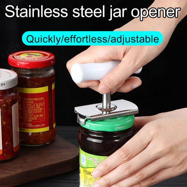 Adjustable Jar Opener Stainless Steel Bottle Lid Opener Labor