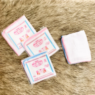 Khăn sữa cho bé Kiba siêu mềm siêu thấm 2 lớp, 3 lớp, 4 lớp kích thước 25x25cm Set 10 khăn tiện lợi BBShine KH005 thumbnail
