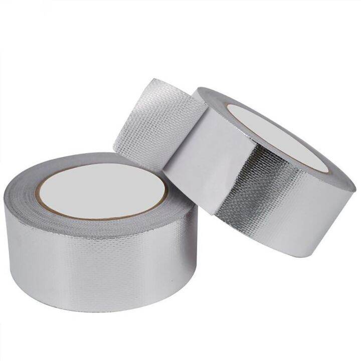 westspark-1pc-20m-self-adhesive-silver-heat-reflective-tape-fiber-glass-aluminum-foil-tape-heat-jacketing-insulation-resistant-adhesives-tape