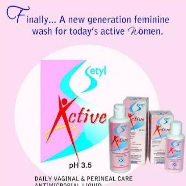 Setyl Active Feminine Wash 120ML and 60ML Lazada PH